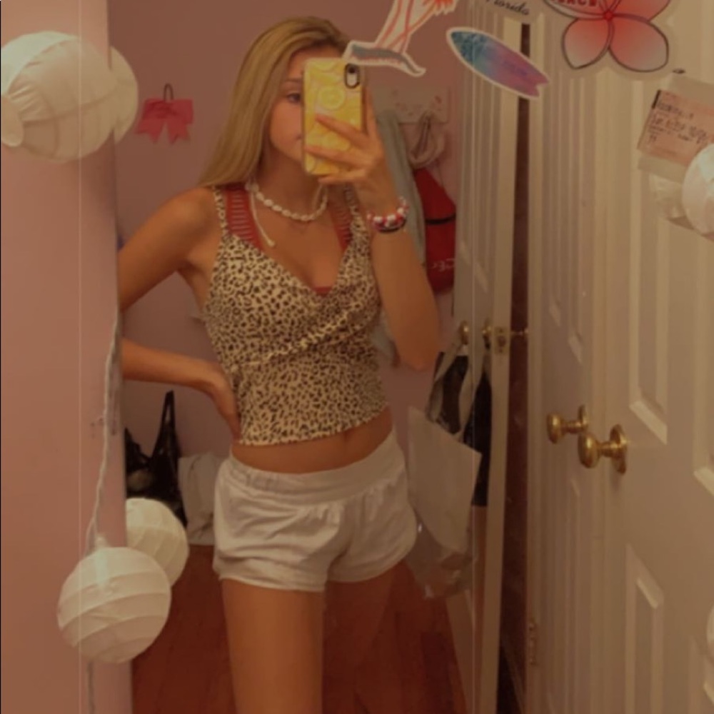 cheetah crop top